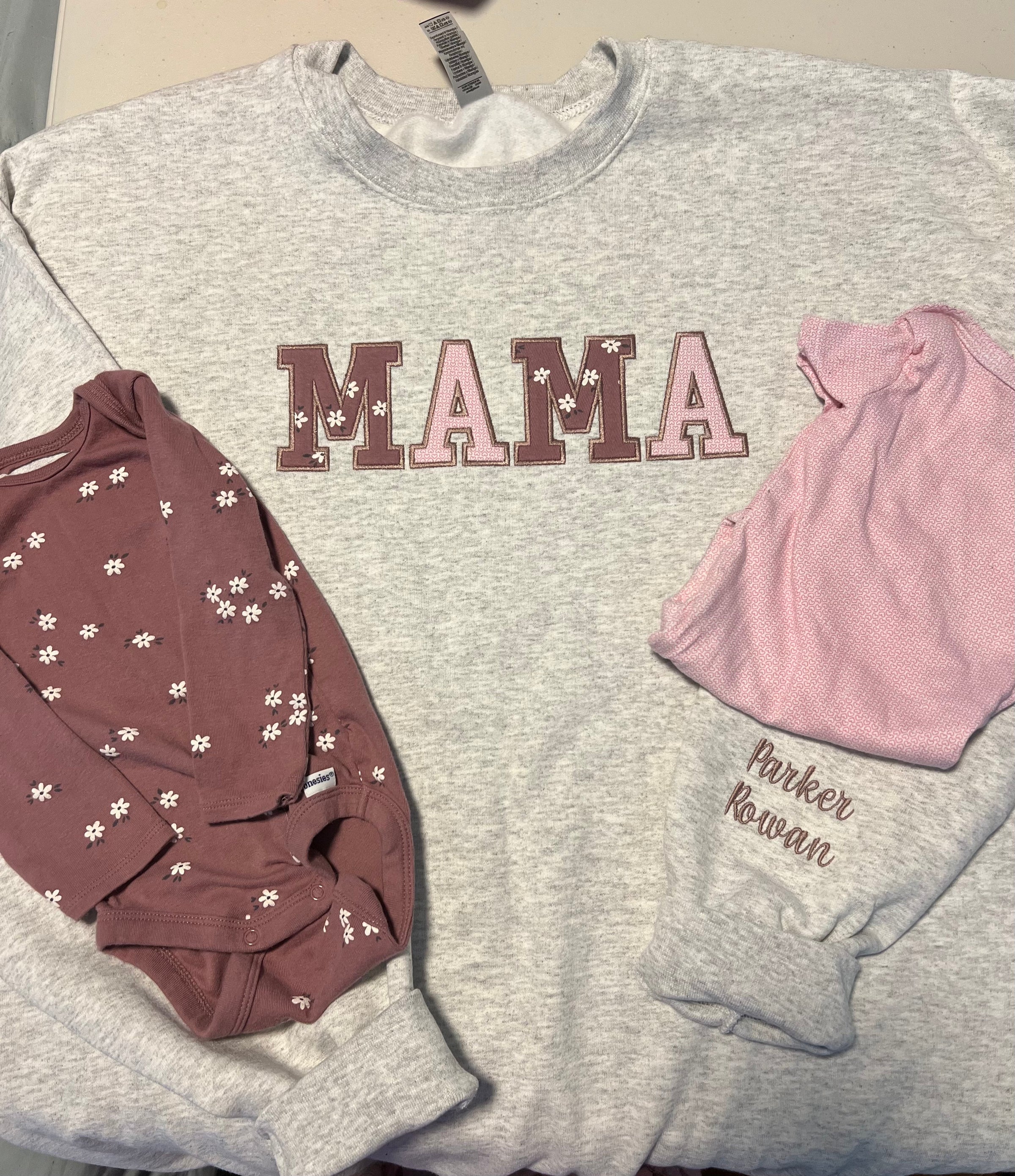 MAMA onesie sweatshirt | Savanah's Little Stitches, LLC